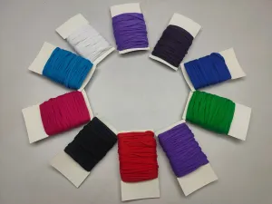 10Yard Recycled Tshirt Ribbon 10 Assorted Colors