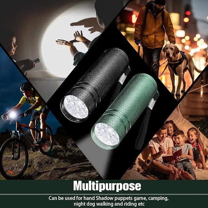 36 Pack Mini Flashlights Bulk, Bright Aluminum Handheld Flashlight with Lanyard, Small LED Flashlights for Kids Night Reading Emergency Hurricane Camping Party Favors(Fresh Color)