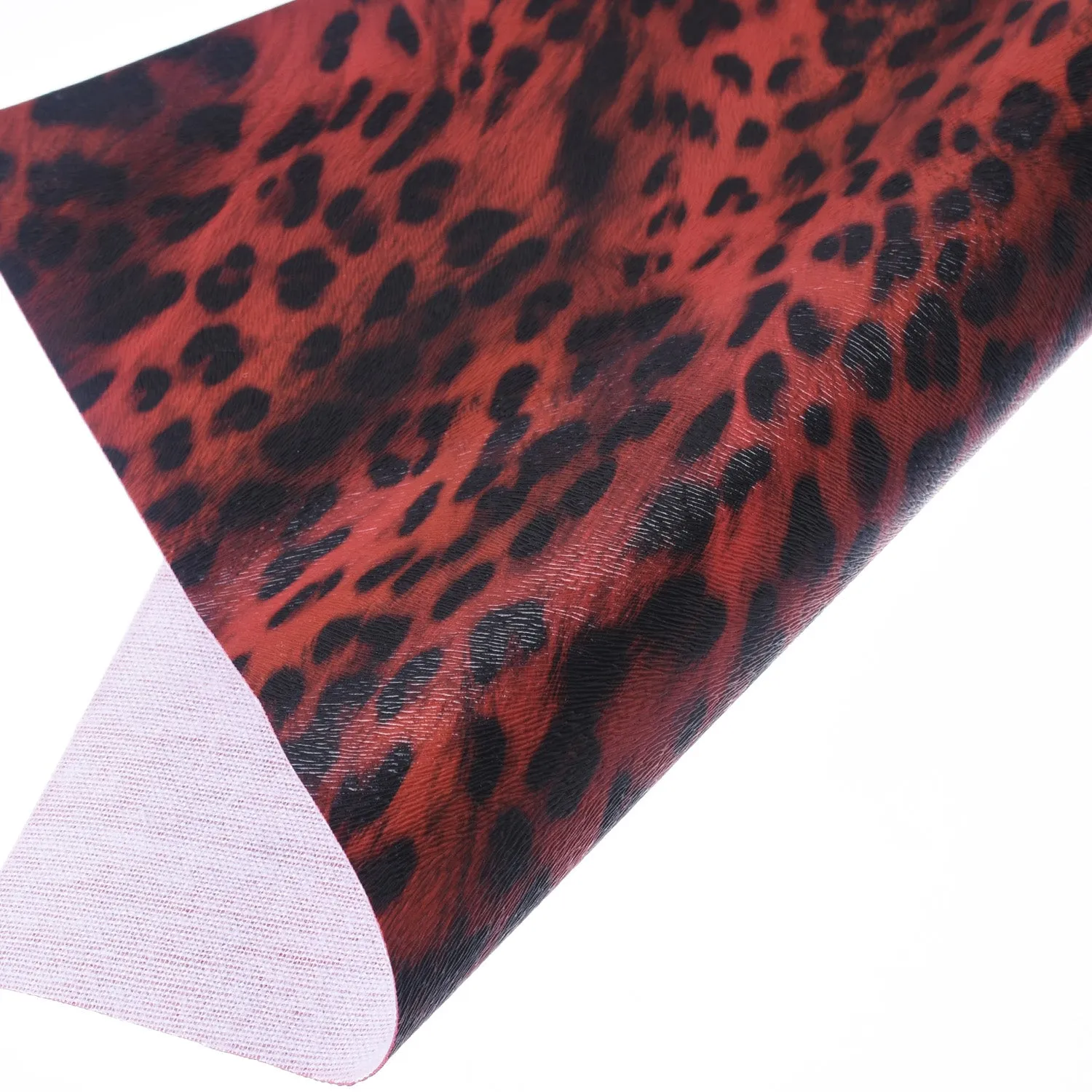 8*12" Leopard print Faux leather sheets Fabric Leather Fake Leather DIY Hair Bow Making Supplies 1pcs 102651