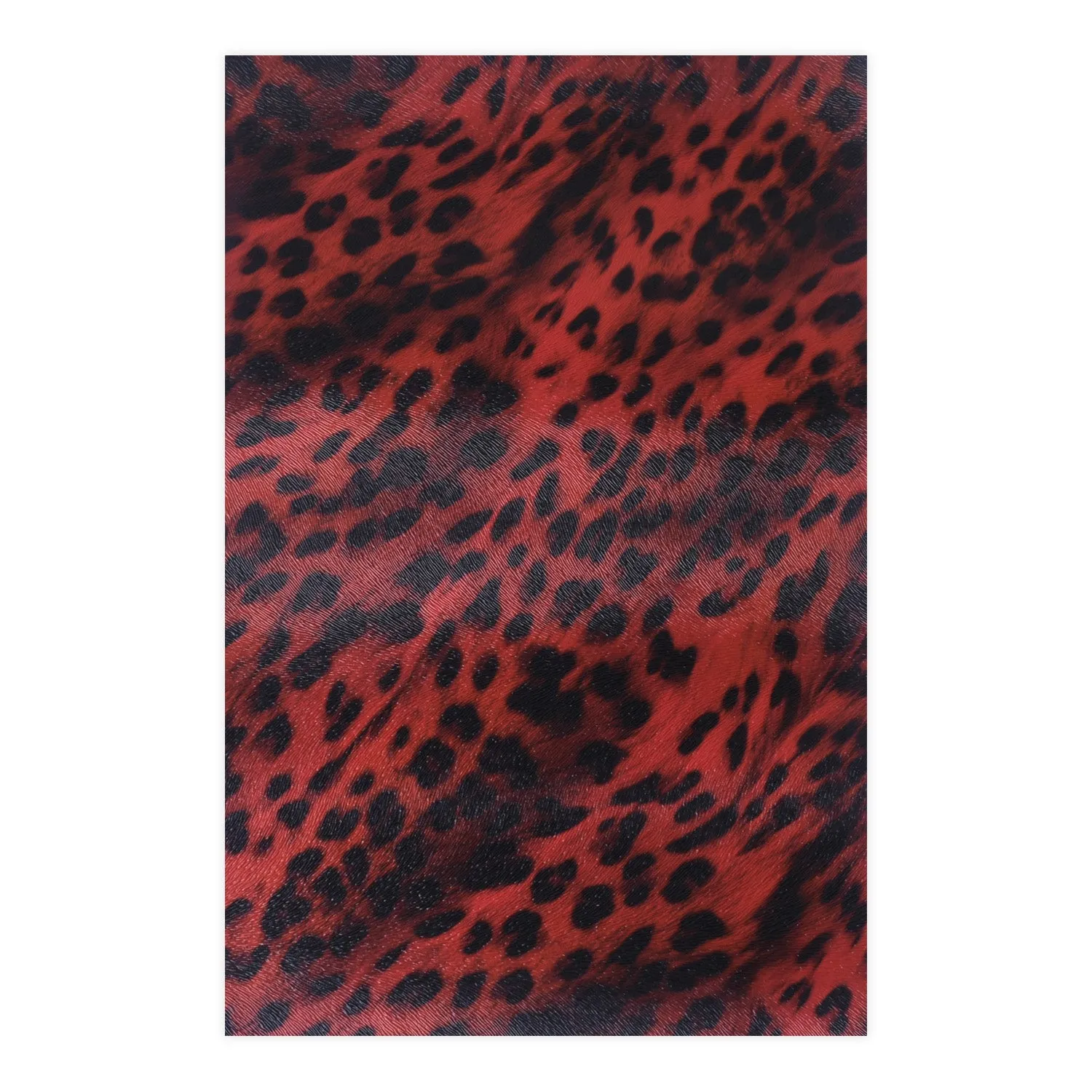8*12" Leopard print Faux leather sheets Fabric Leather Fake Leather DIY Hair Bow Making Supplies 1pcs 102651