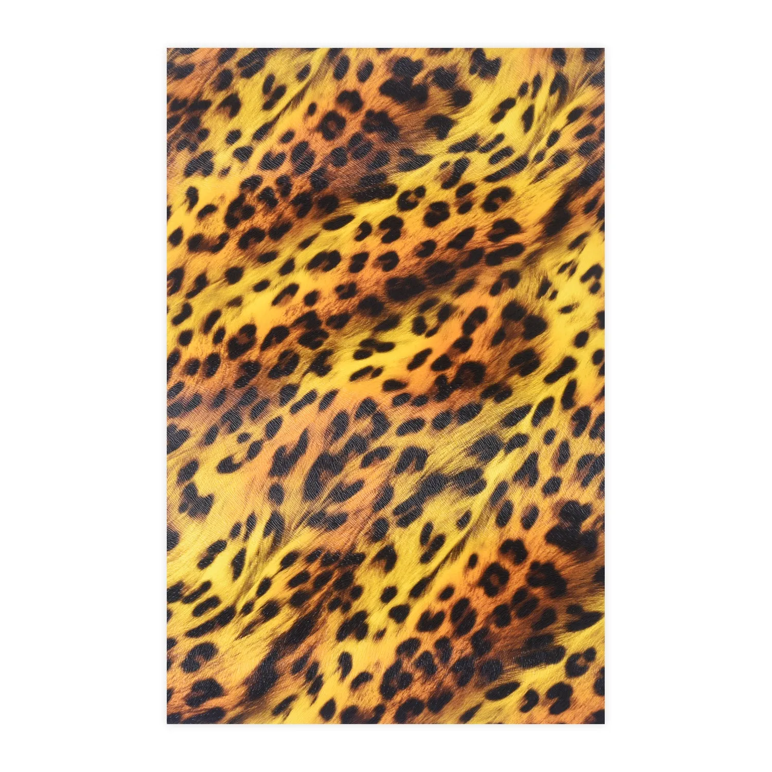 8*12" Leopard print Faux leather sheets Fabric Leather Fake Leather DIY Hair Bow Making Supplies 1pcs 102651