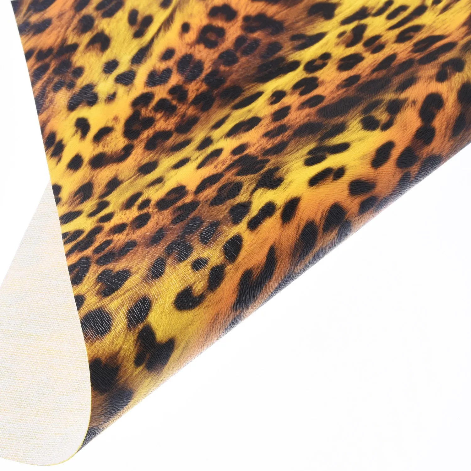 8*12" Leopard print Faux leather sheets Fabric Leather Fake Leather DIY Hair Bow Making Supplies 1pcs 102651