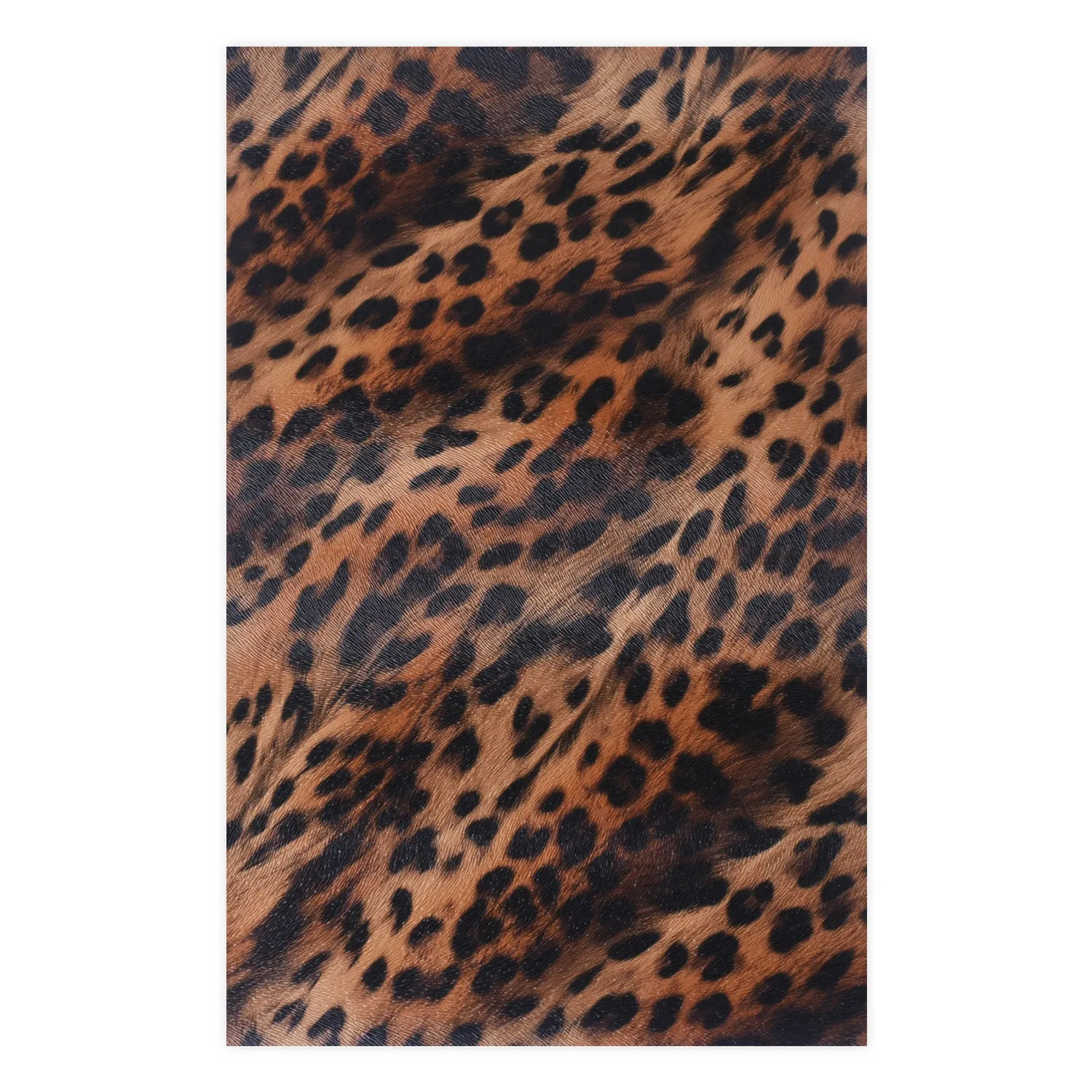 8*12" Leopard print Faux leather sheets Fabric Leather Fake Leather DIY Hair Bow Making Supplies 1pcs 102651