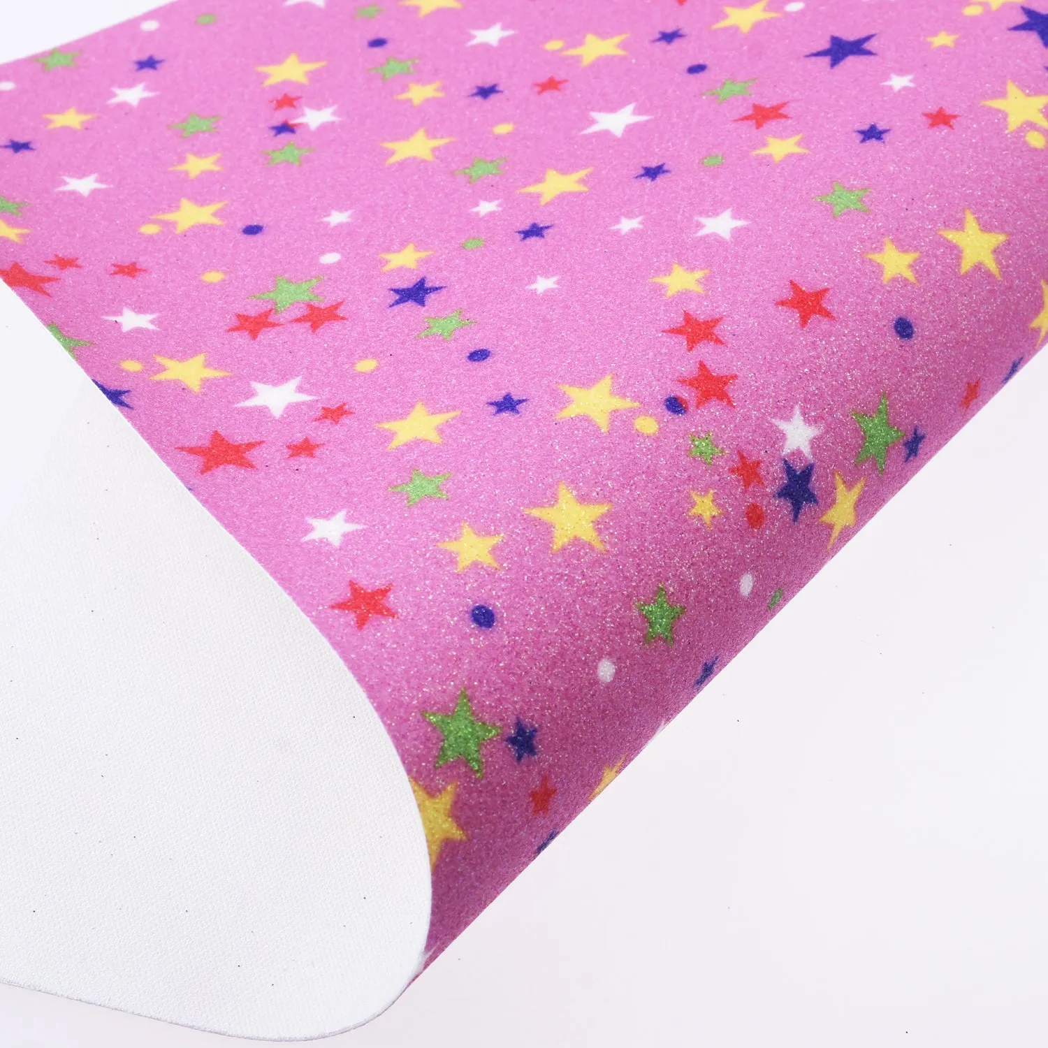 8*12" Night sky star Glitter Faux Leather Fabric Sheet Earring bag keychain Supplies 1pcs 102627