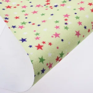 8*12" Night sky star Glitter Faux Leather Fabric Sheet Earring bag keychain Supplies 1pcs 102627