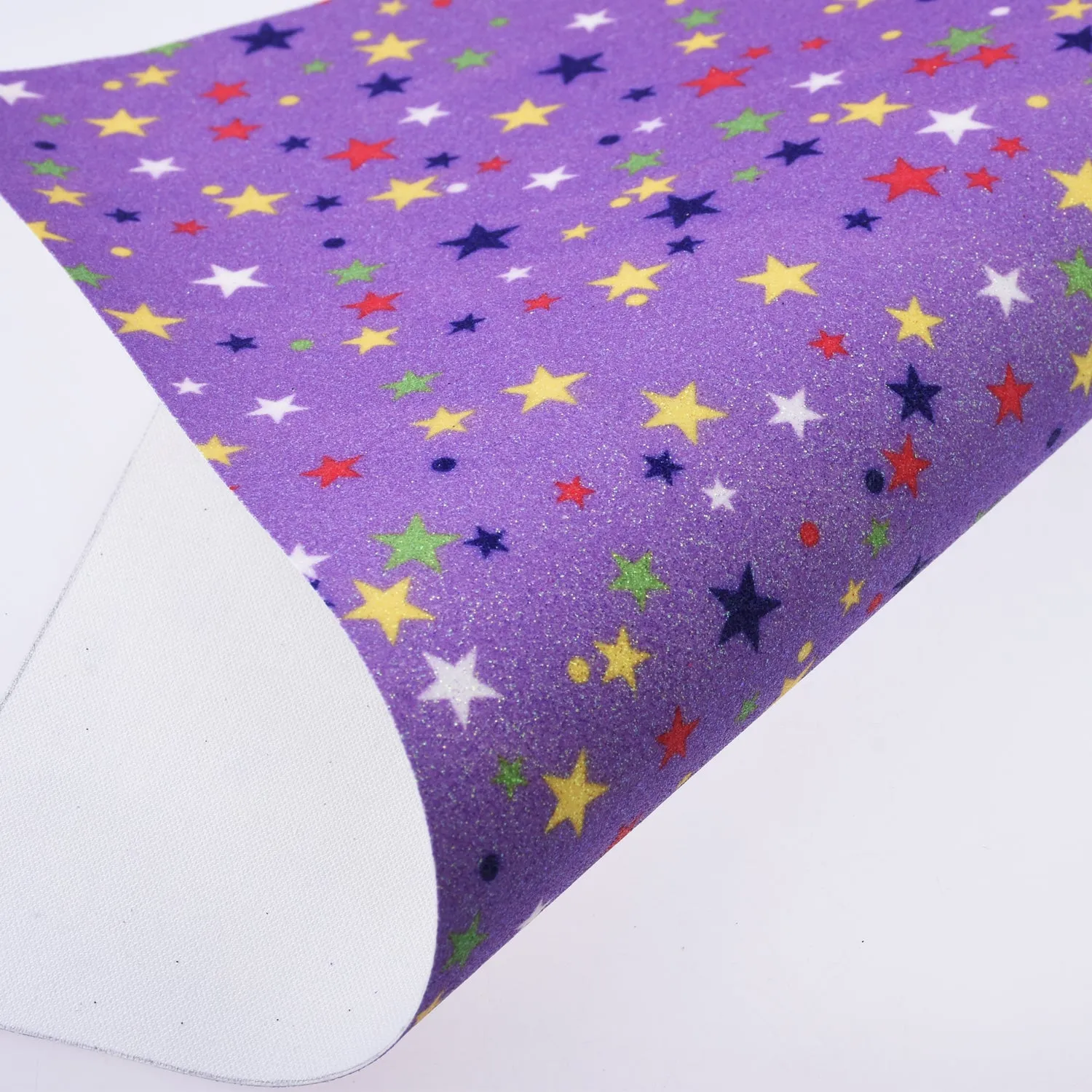 8*12" Night sky star Glitter Faux Leather Fabric Sheet Earring bag keychain Supplies 1pcs 102627