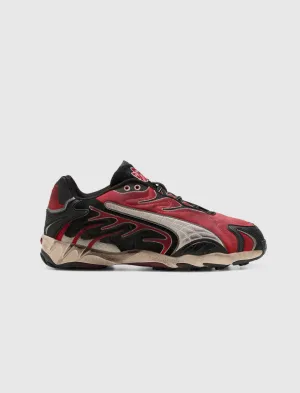 A$AP ROCKY INHALE DISTRESSED CANVAS "BLACK/POP RED"