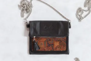 Antique Kurdish Rug Fragment Bag