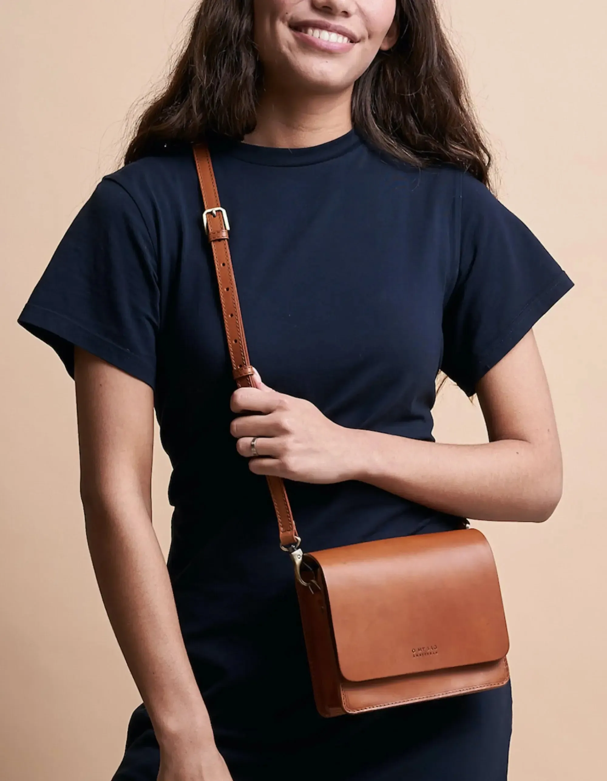 Audrey Mini Checkered | Classic Leather
