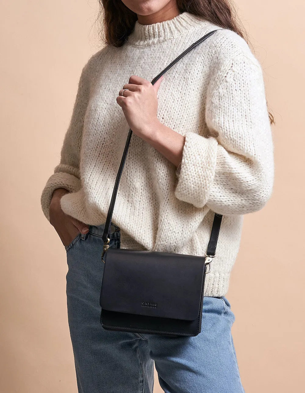 Audrey Mini Checkered | Classic Leather