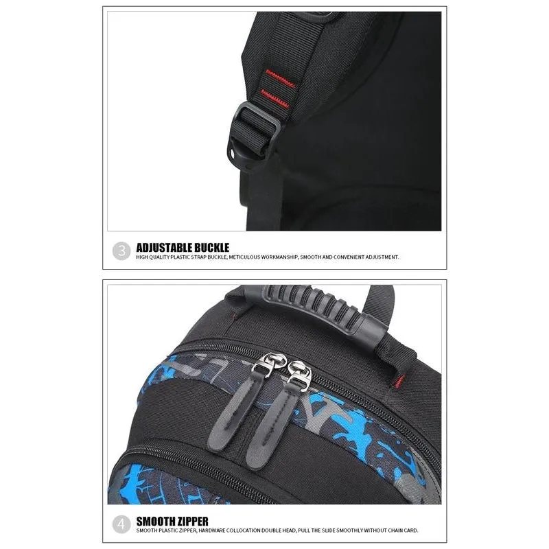 Backpack USB Charging & Water Resistant <br> Oxford