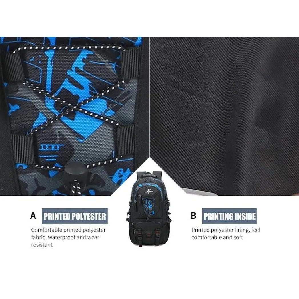 Backpack USB Charging & Water Resistant <br> Oxford