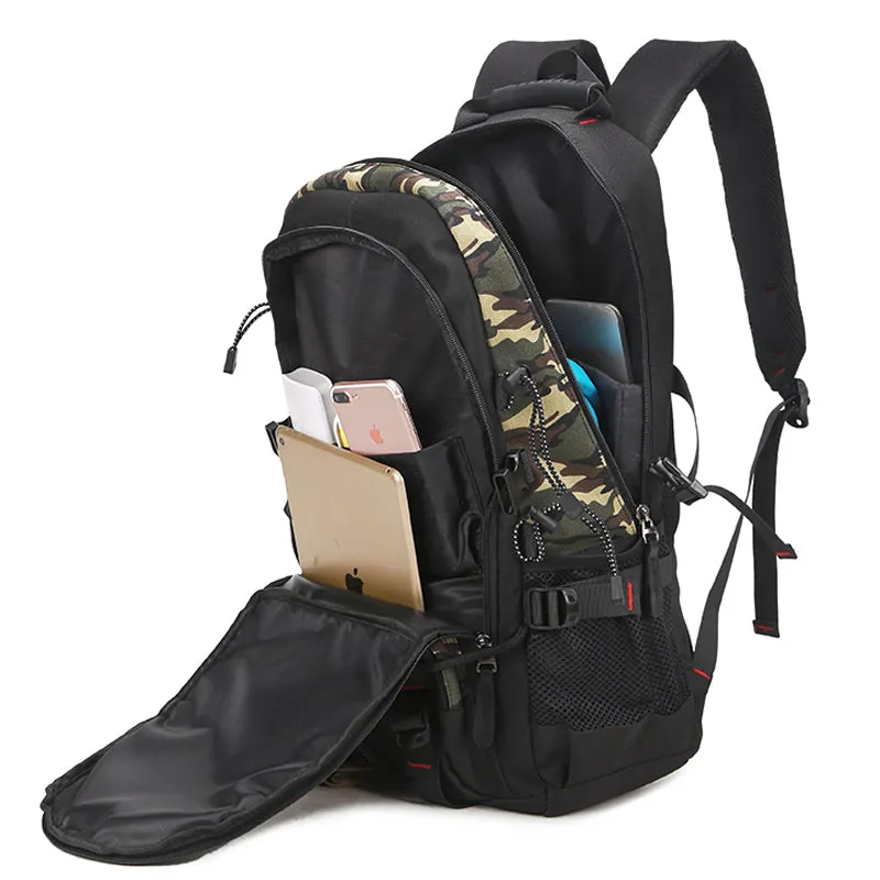 Backpack USB Charging & Water Resistant <br> Oxford