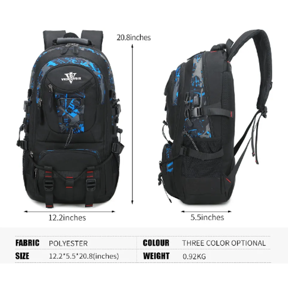 Backpack USB Charging & Water Resistant <br> Oxford