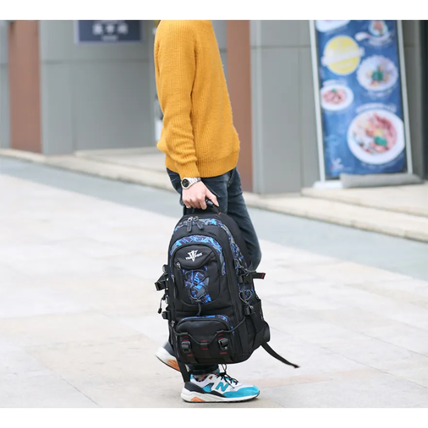 Backpack USB Charging & Water Resistant <br> Oxford