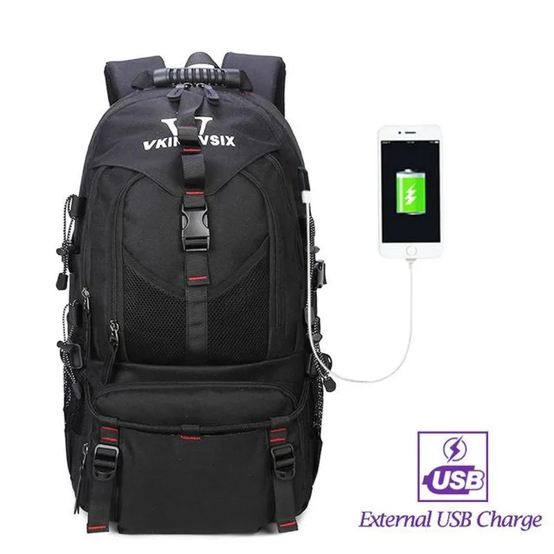 Backpack USB Charging & Waterproof <br> Oxford