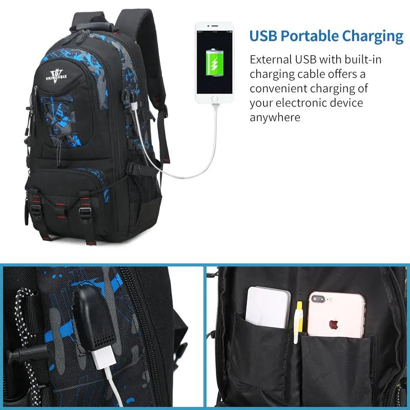 Backpack USB Charging<br> Oxford