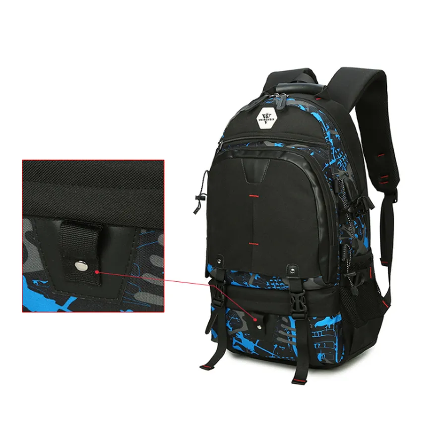 Backpack USB Charging<br> Oxford