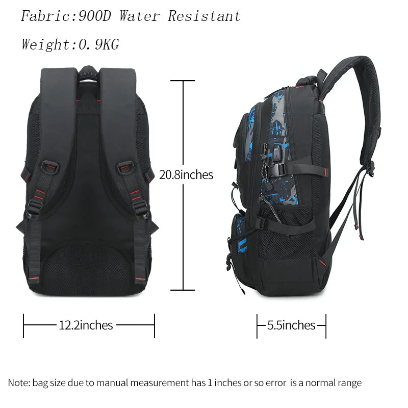 Backpack USB Charging<br> Oxford