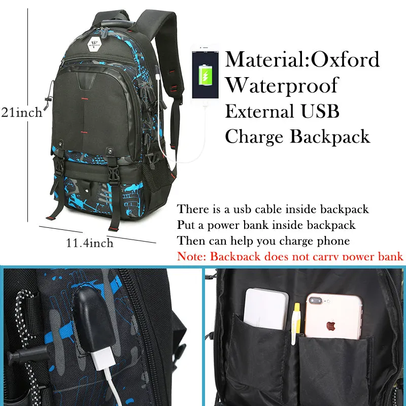 Backpack USB Charging<br> Oxford