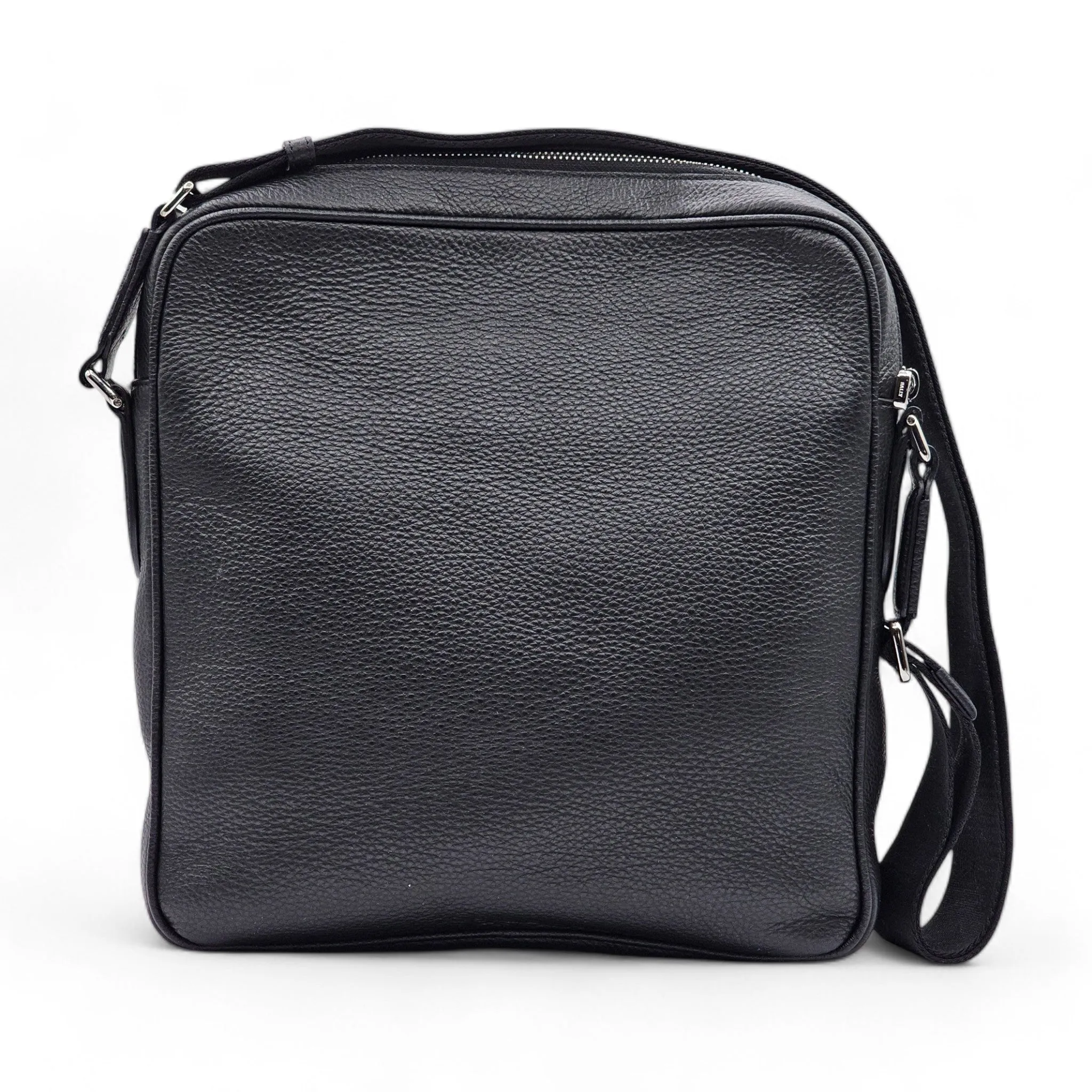 Bally Striped Cosmy Crossbody Bag - Leather - Black