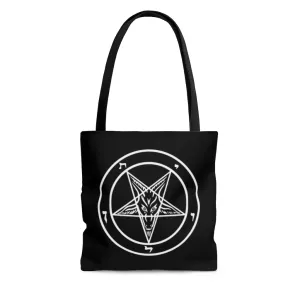 Baphomet AOP Tote Bag