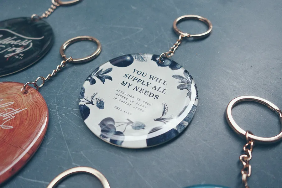 Be Still My Daughter {Keychain & Car Charm}