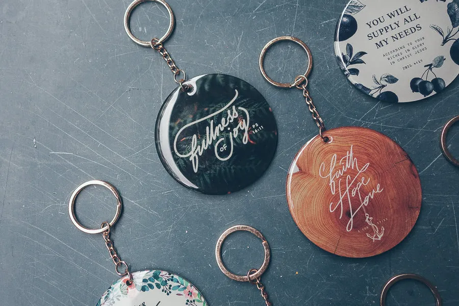 Be Still My Daughter {Keychain & Car Charm}