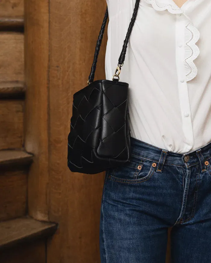 bembien / alix bag - grande weave - black