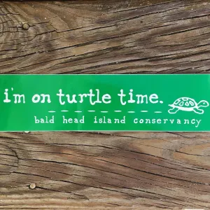 BHI Conservancy Turtle Time Sticker