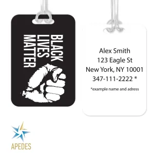 Black Lives Matter Rectangle Luggage Tag