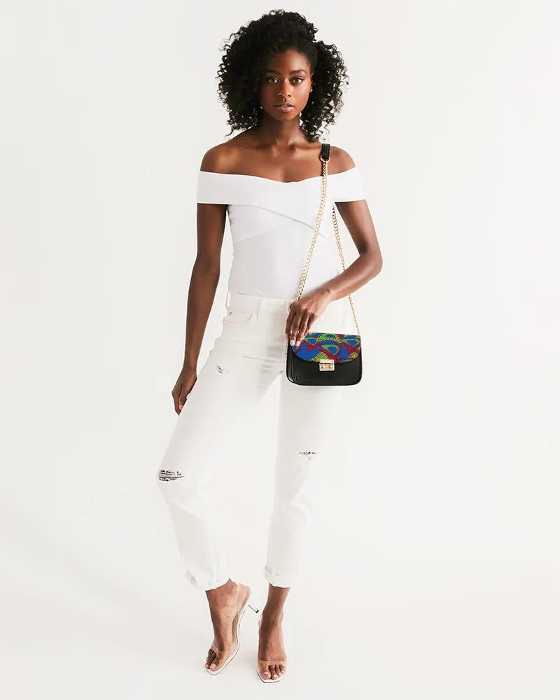 Bloom African Print Small Shoulder Bag