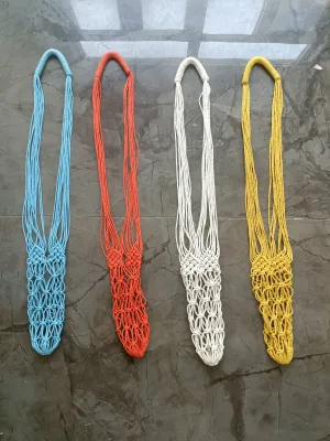Bohemian Macramé Wine Tote