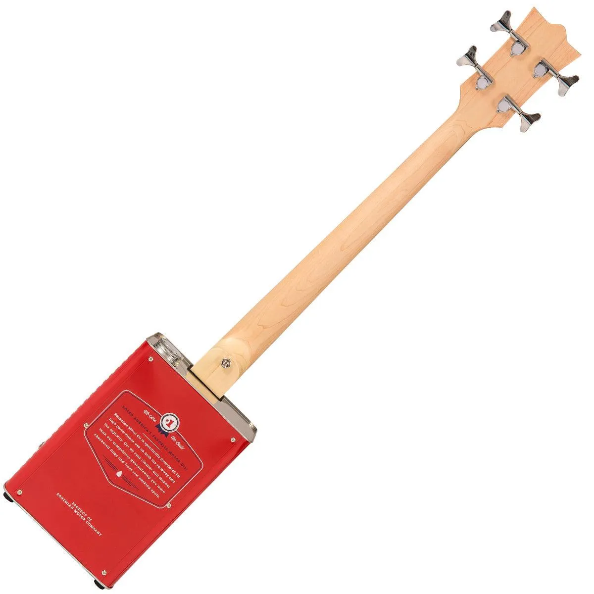 Bohemian Oil Can Bass Guitar ~ Motor Oil