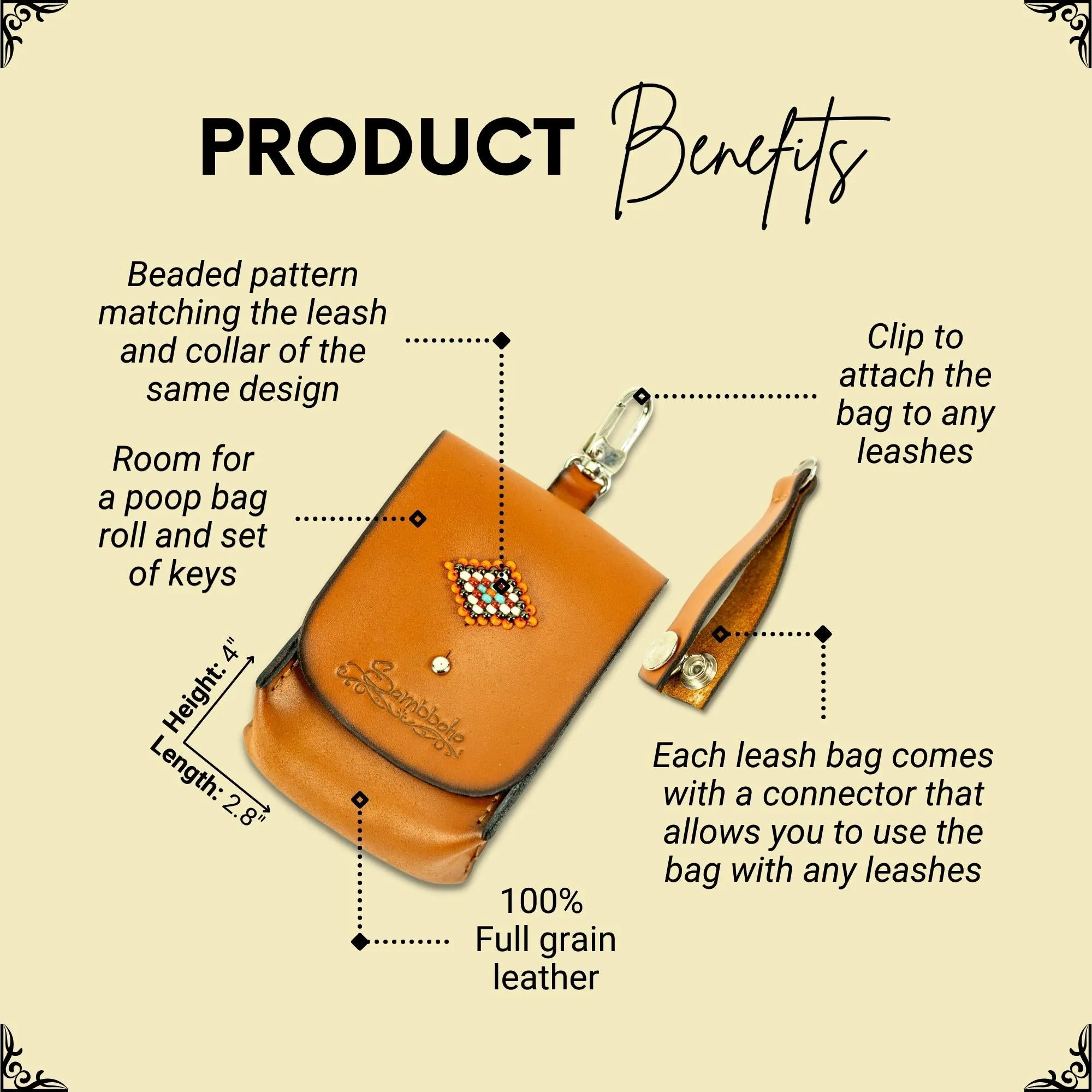 Boho Chic Leash Bag