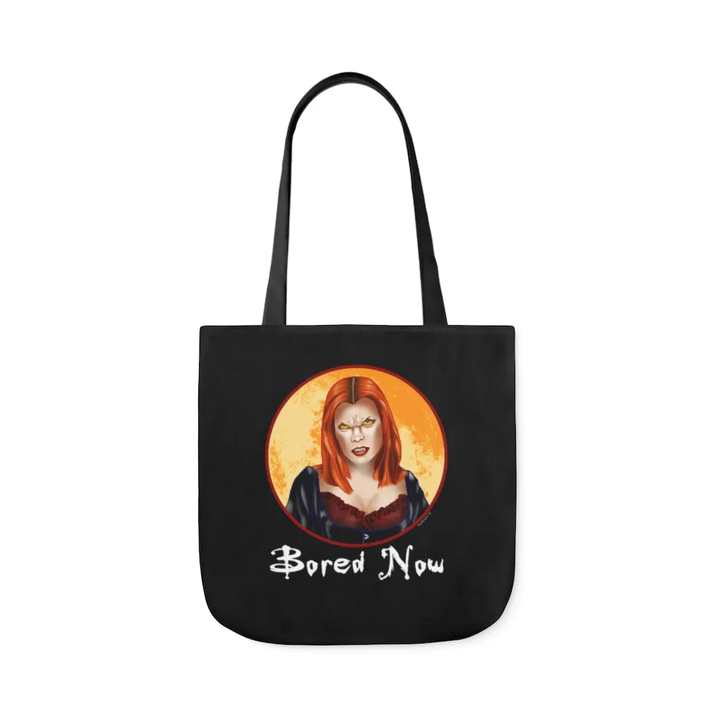Bored Now Polyester Canvas Tote Bag