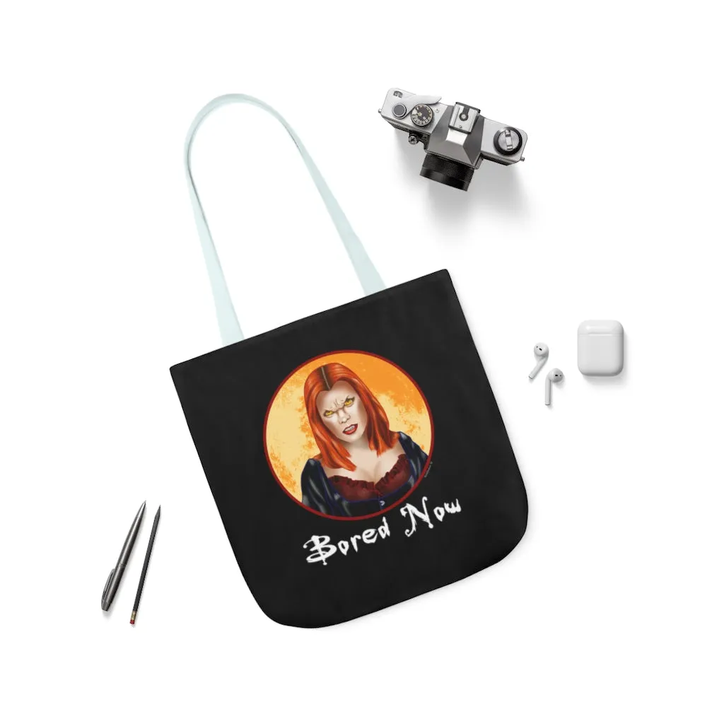 Bored Now Polyester Canvas Tote Bag