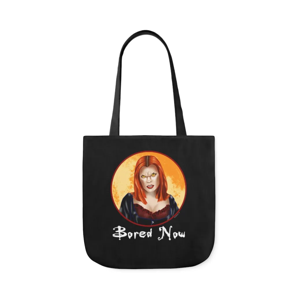 Bored Now Polyester Canvas Tote Bag