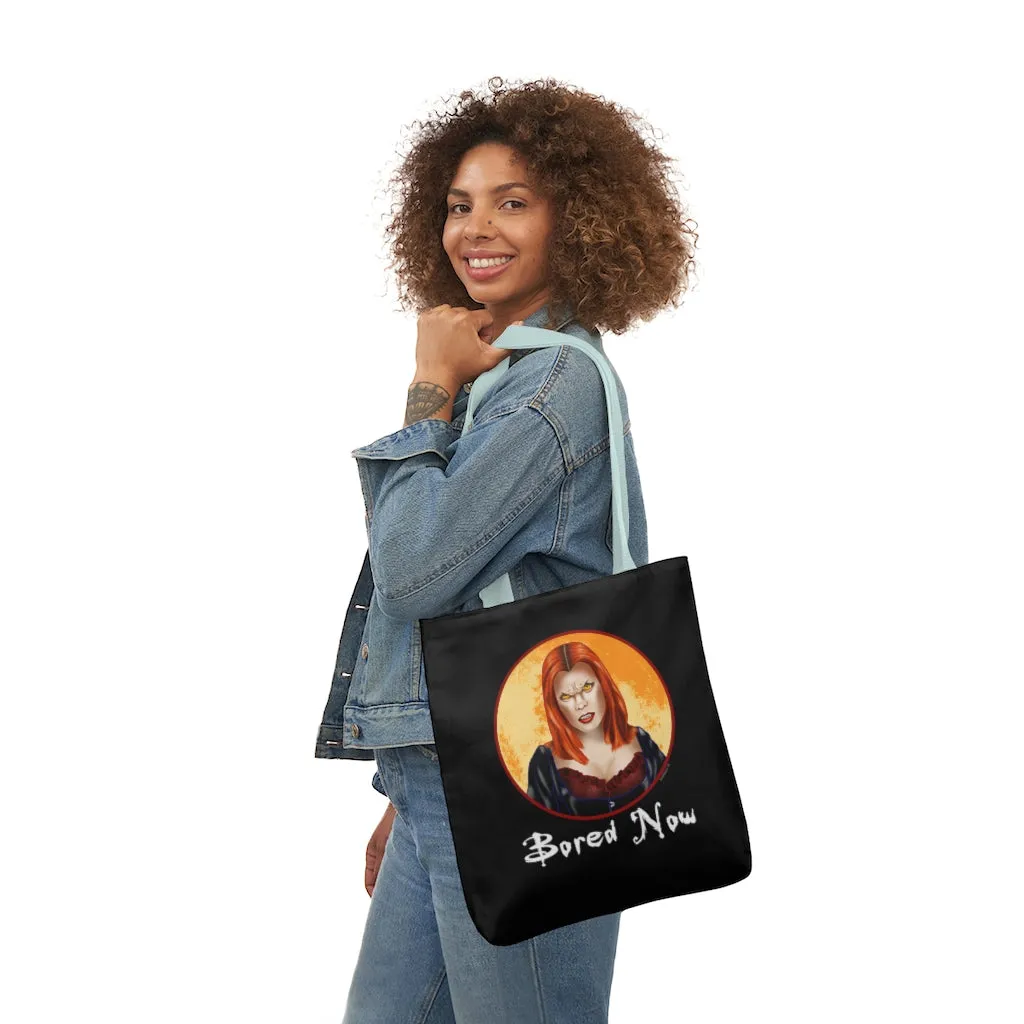 Bored Now Polyester Canvas Tote Bag