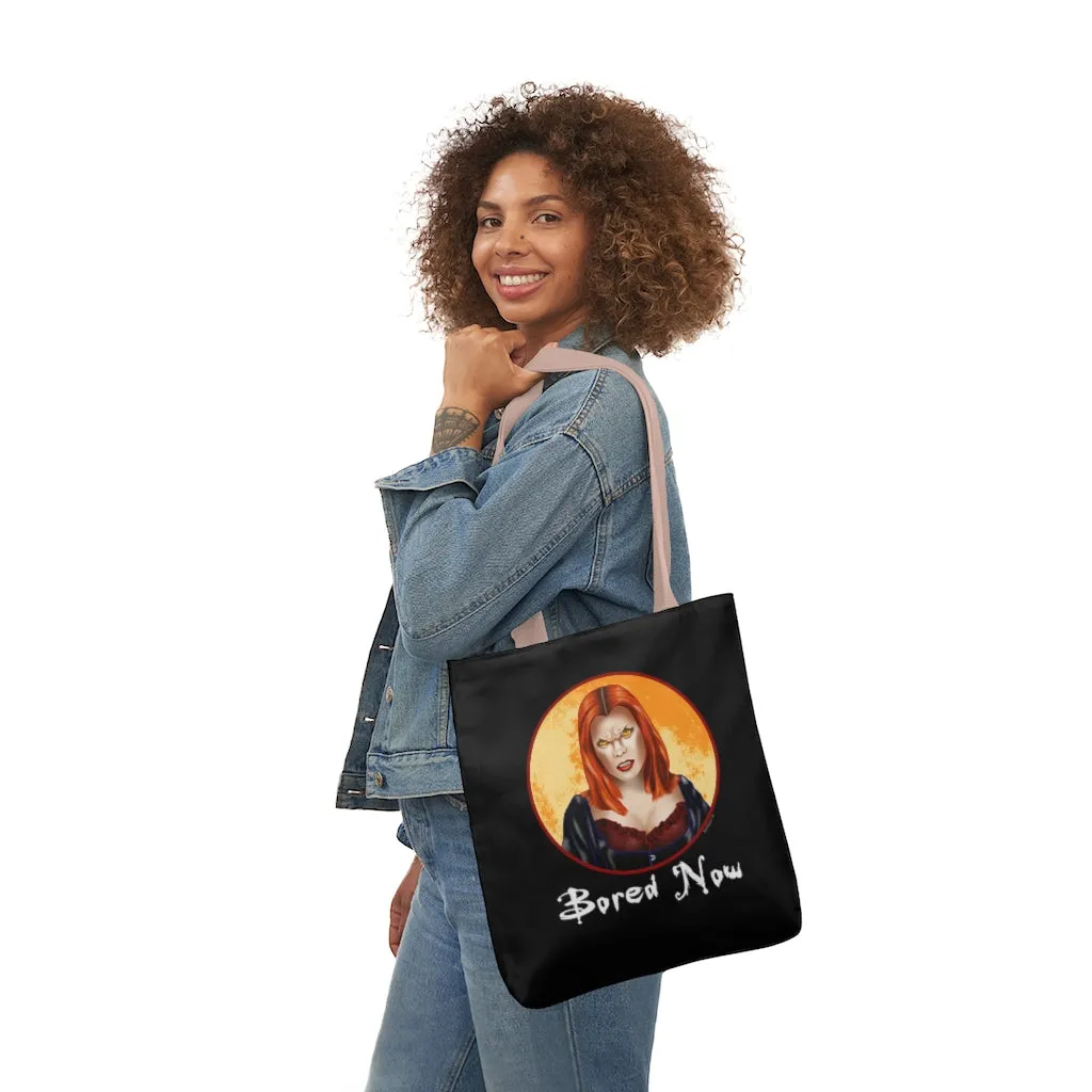Bored Now Polyester Canvas Tote Bag