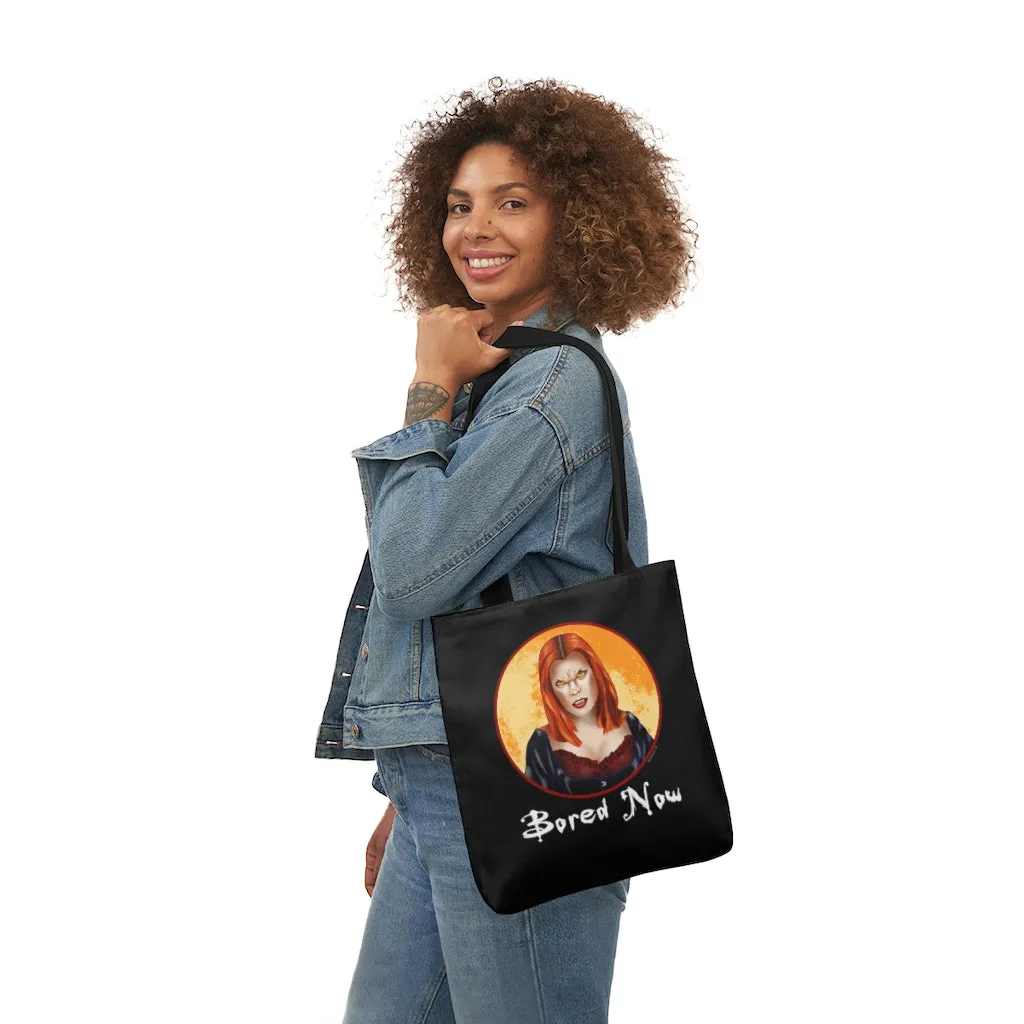 Bored Now Polyester Canvas Tote Bag