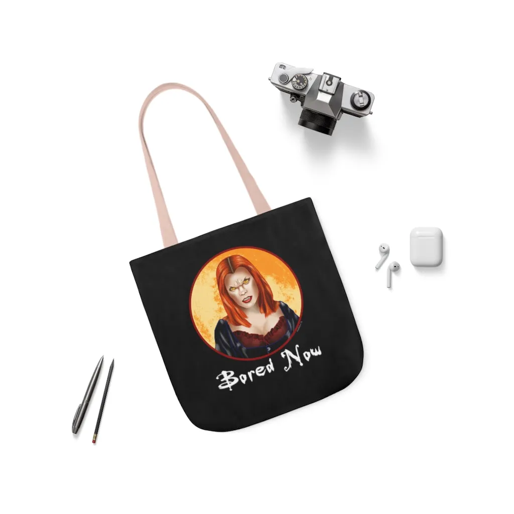 Bored Now Polyester Canvas Tote Bag