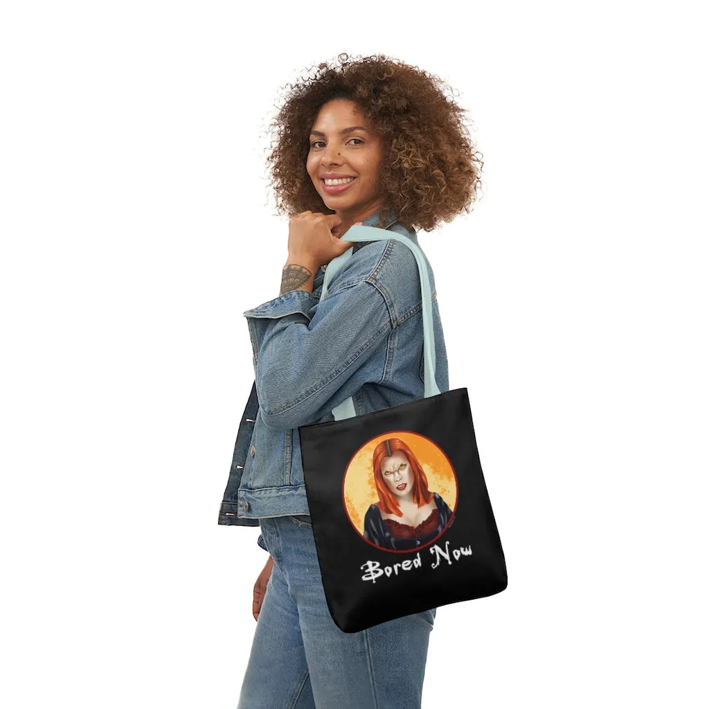 Bored Now Polyester Canvas Tote Bag
