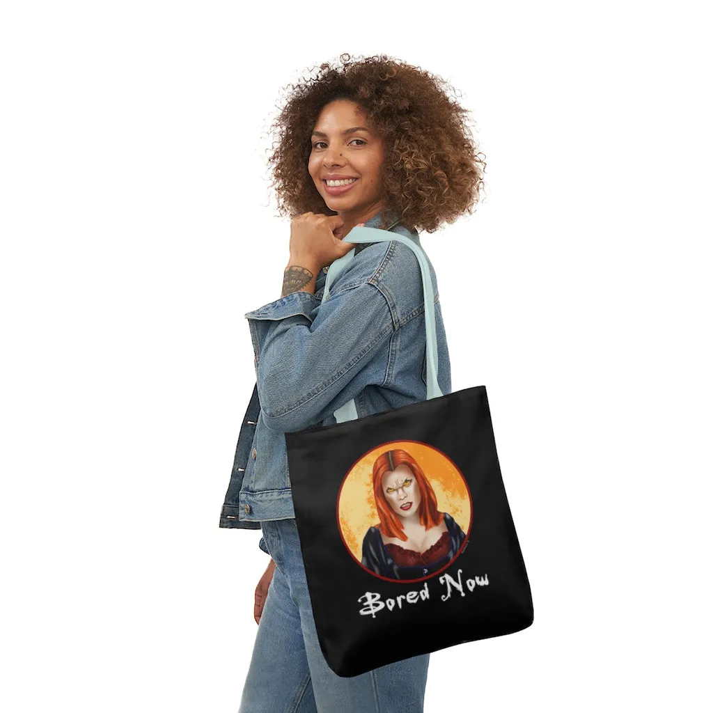 Bored Now Polyester Canvas Tote Bag