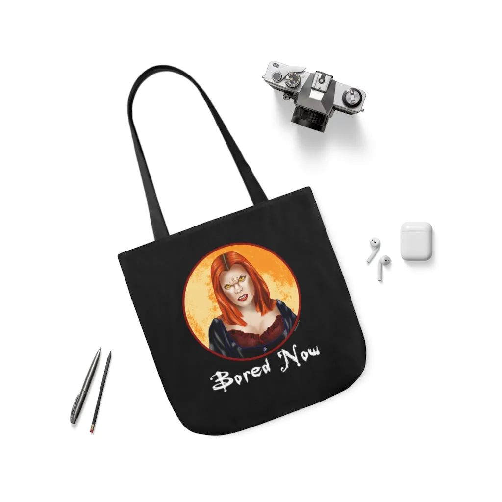 Bored Now Polyester Canvas Tote Bag
