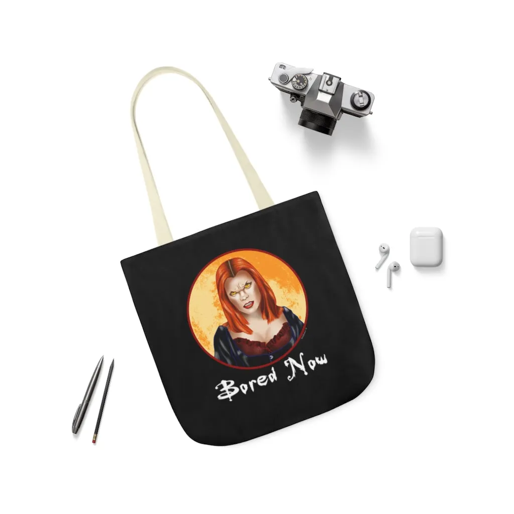 Bored Now Polyester Canvas Tote Bag