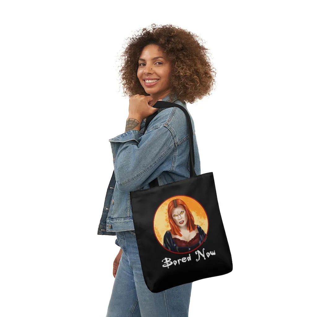 Bored Now Polyester Canvas Tote Bag