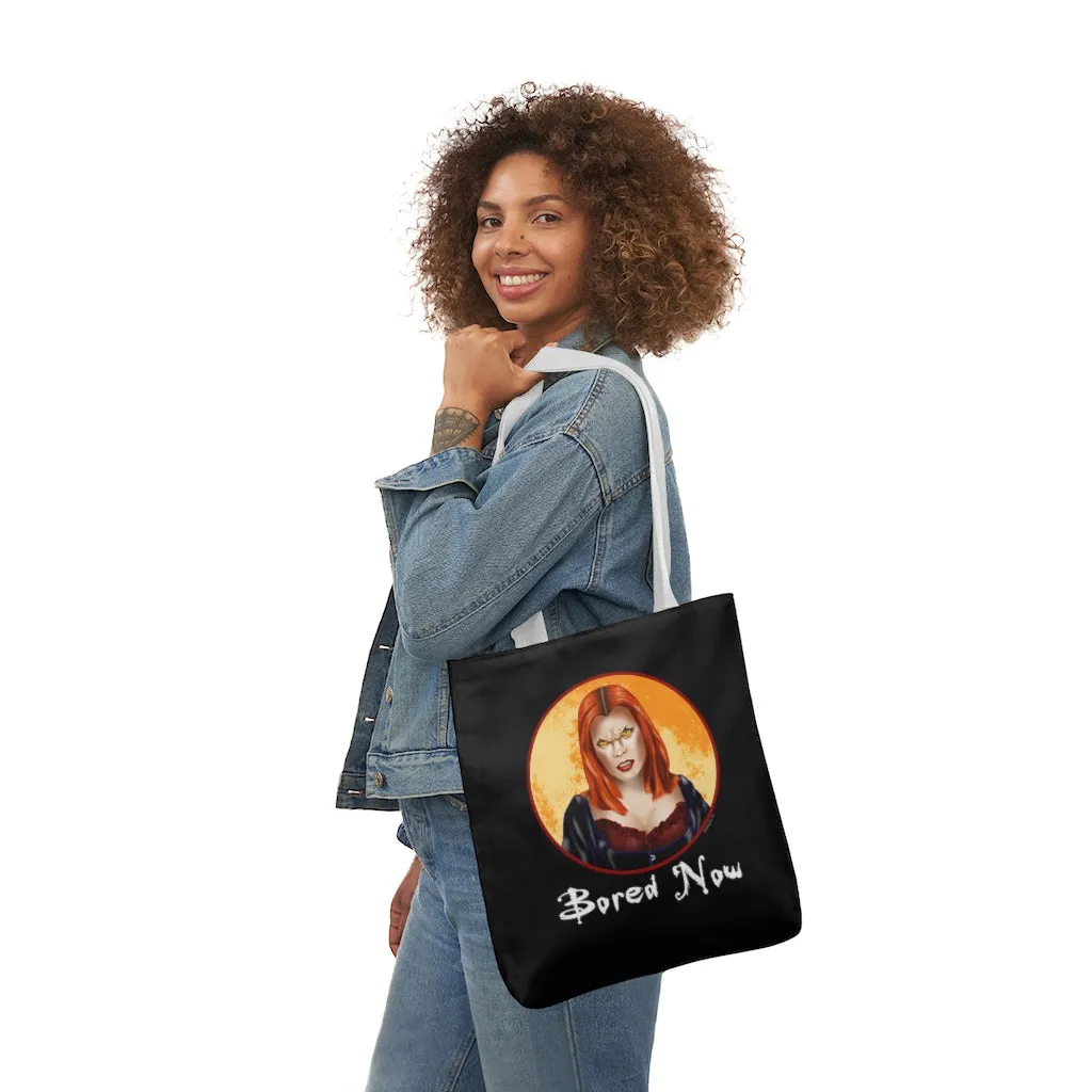 Bored Now Polyester Canvas Tote Bag