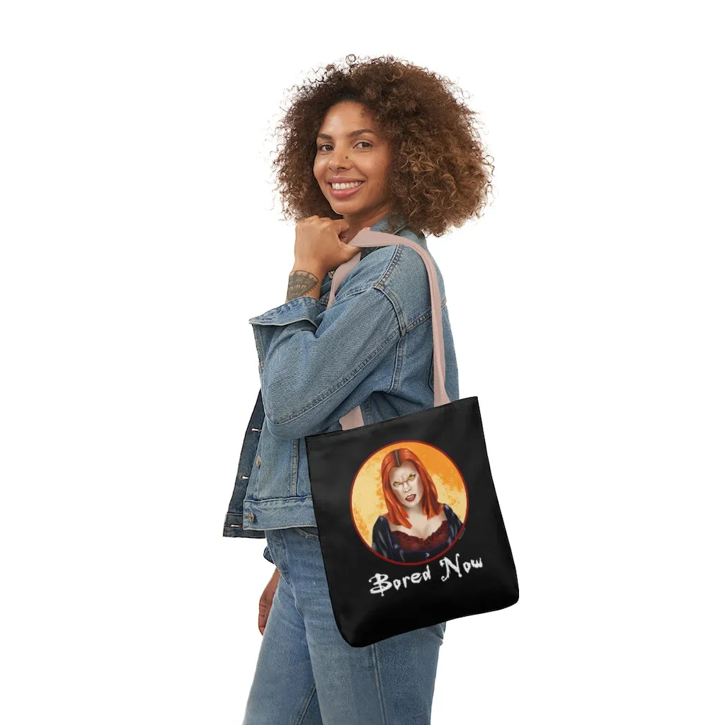 Bored Now Polyester Canvas Tote Bag