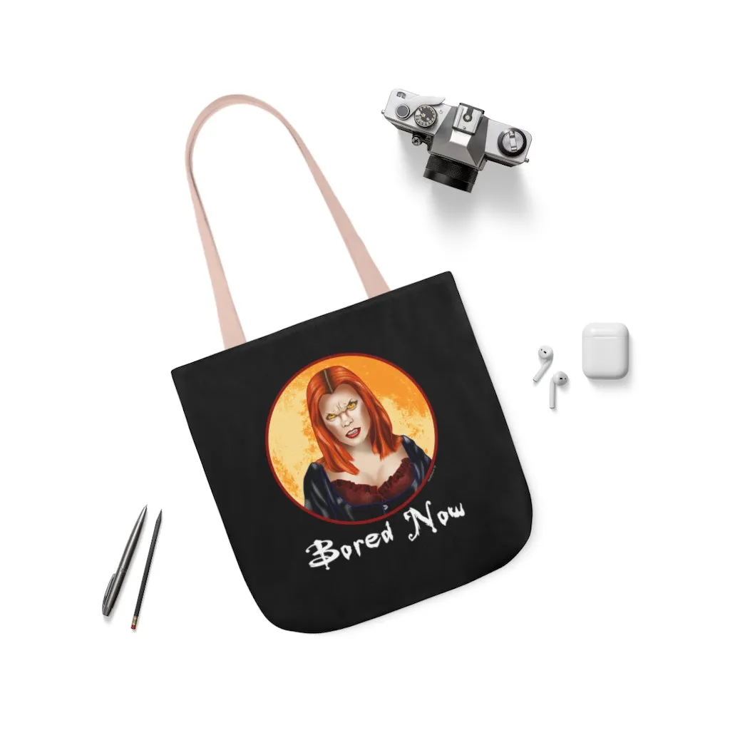 Bored Now Polyester Canvas Tote Bag